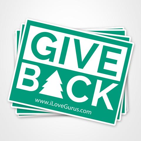 Give Back Sticker