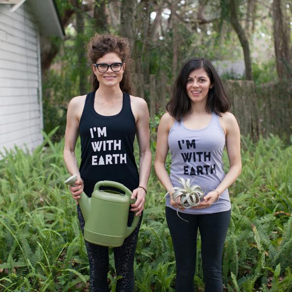 I'm With Earth Tank Top