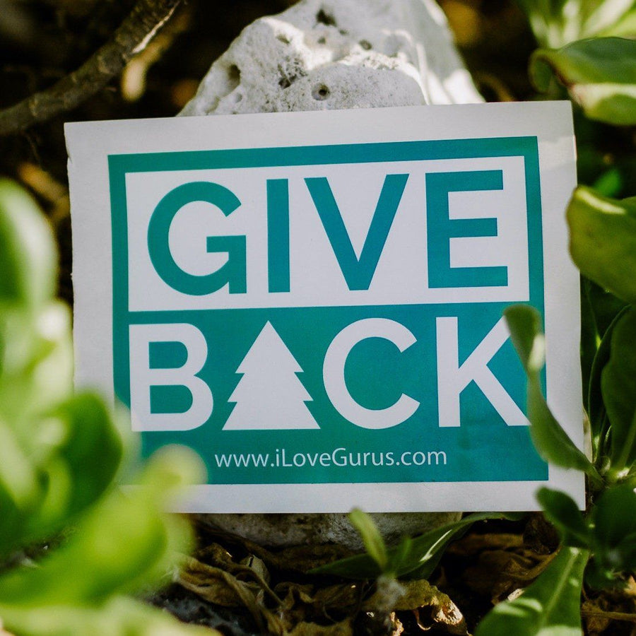 Give Back Sticker – ilovegurus